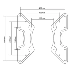 Adapter for VESA-feste