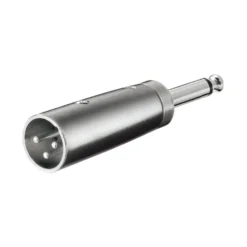 Adapter – XLR-hann til 6,3 mm-hann
