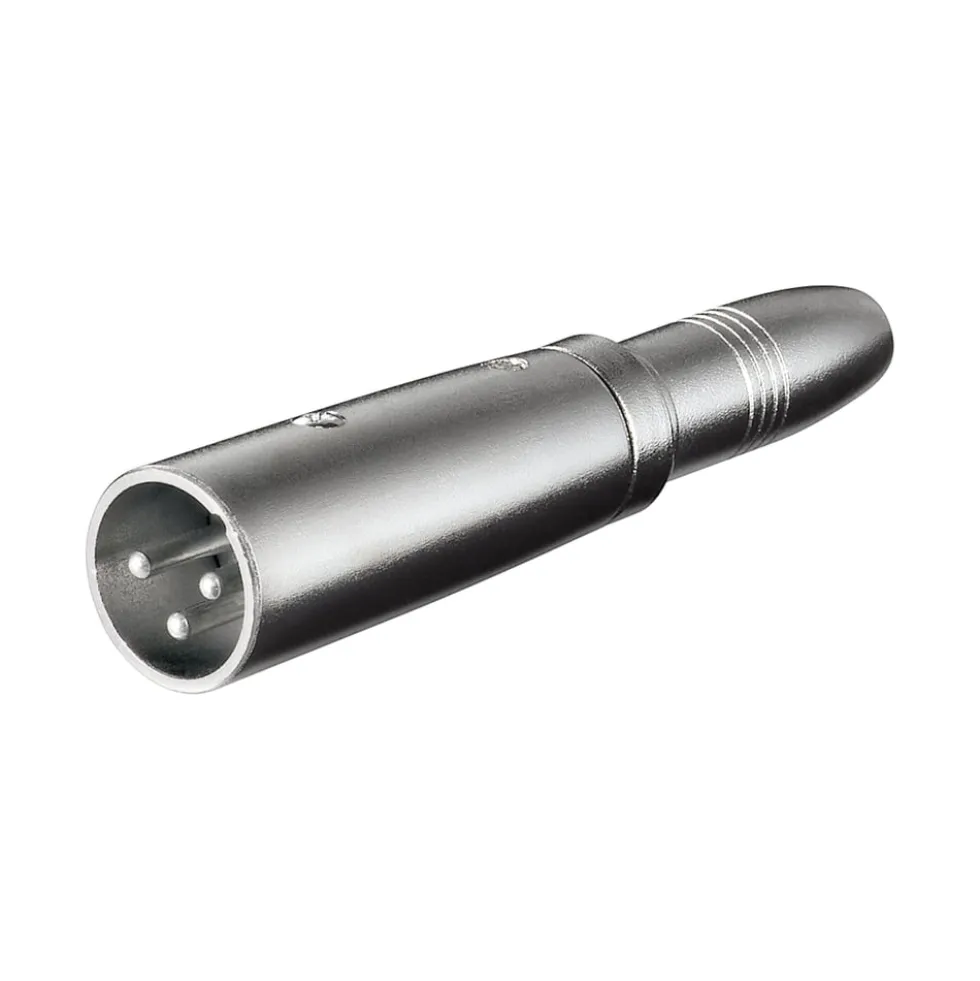 Adapter – XLR-hann til 6,3 mm-hunn