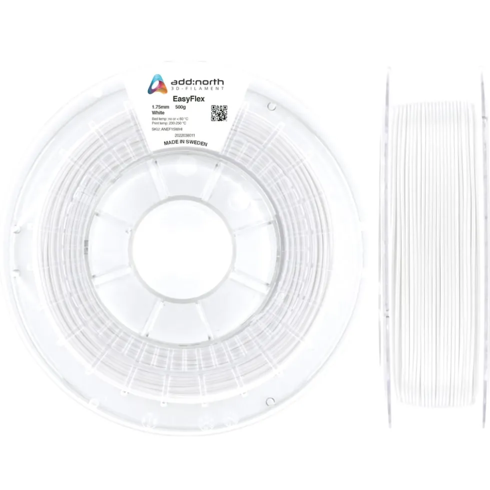 Addnorth Easyflex TPU-filament 95A Hvit