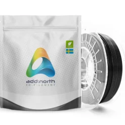 Addnorth E-PLA-filament for 3D-skrivere 1,75 mm Svart