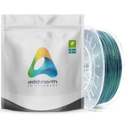 Addnorth E-PLA-filament for 3D-skrivere 1,75 mm Aurora Green