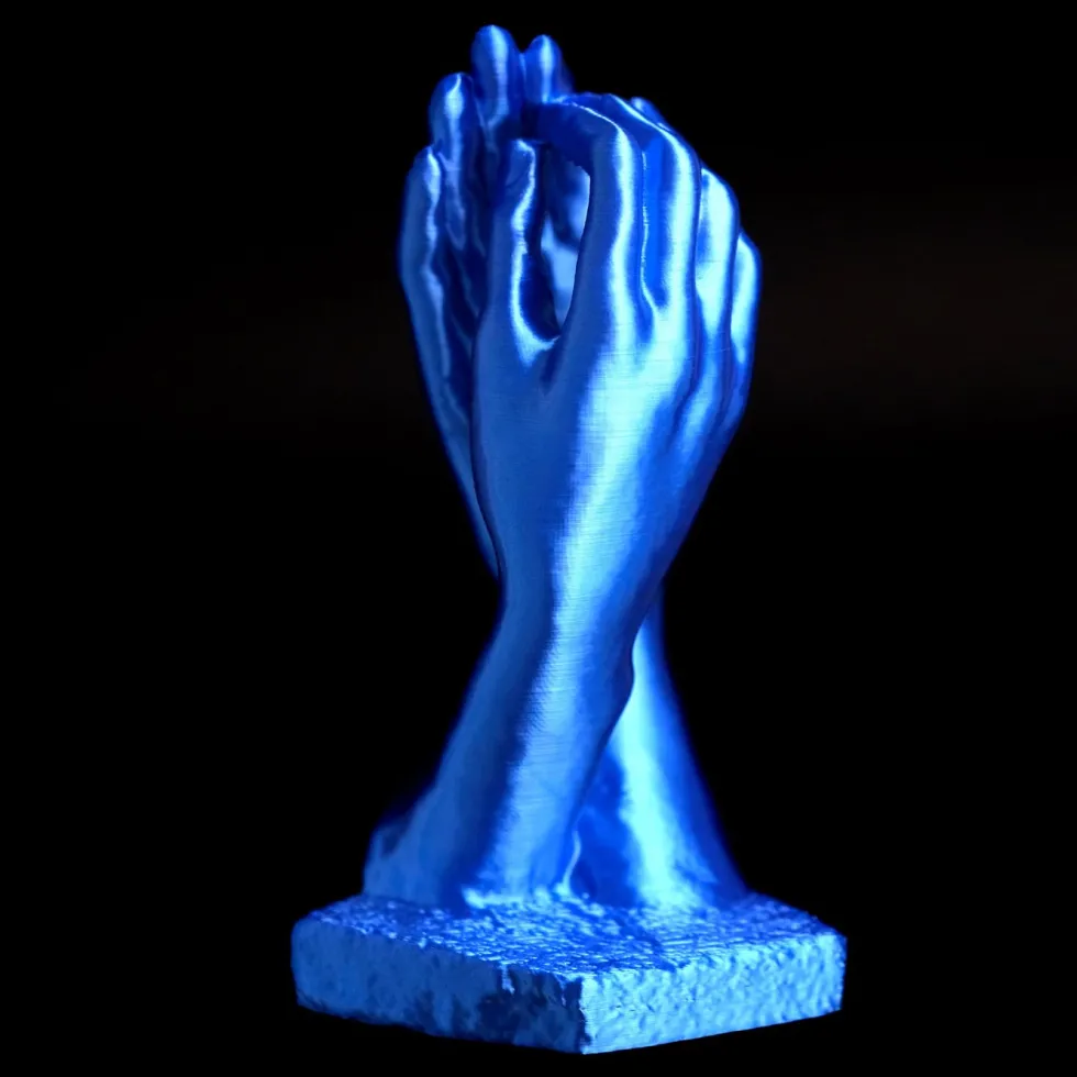 Addnorth PLA Premium Silk Filament for 3D-skriver - 1,75 mm Blå