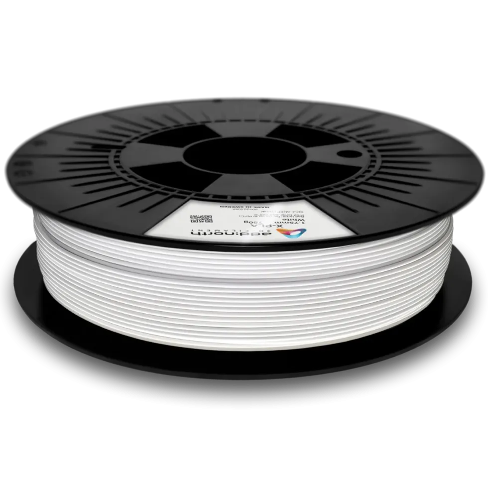Addnorth X-PLA-filament for 3D-skriver 1,75 mm Hvit