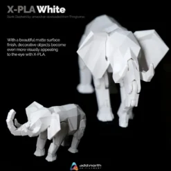 Addnorth X-PLA-filament for 3D-skriver 1,75 mm Hvit