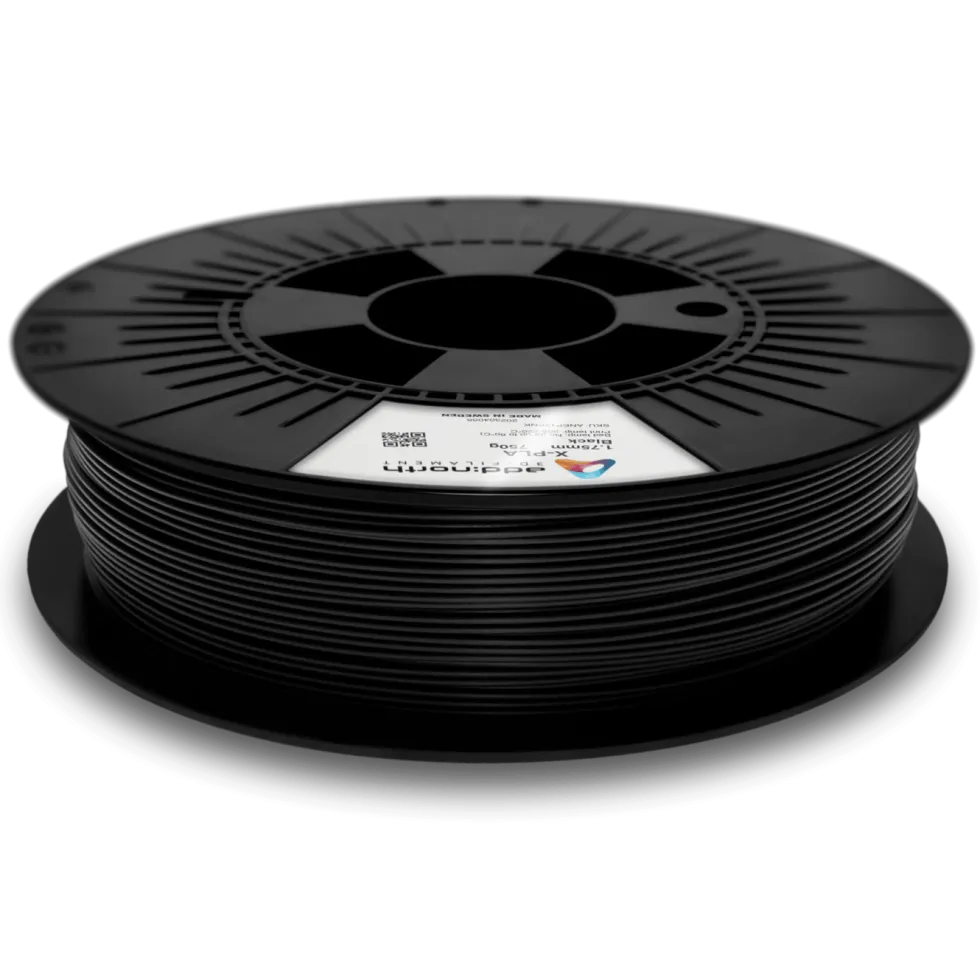 Addnorth X-PLA-filament for 3D-skriver 1,75 mm Svart