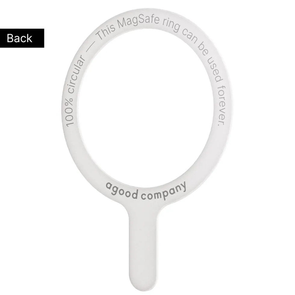 Agood company Avtakbar MagSafe-ring Hvit