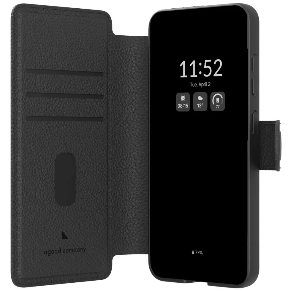 Agood company Lommebokdeksel Samsung S25 Svart