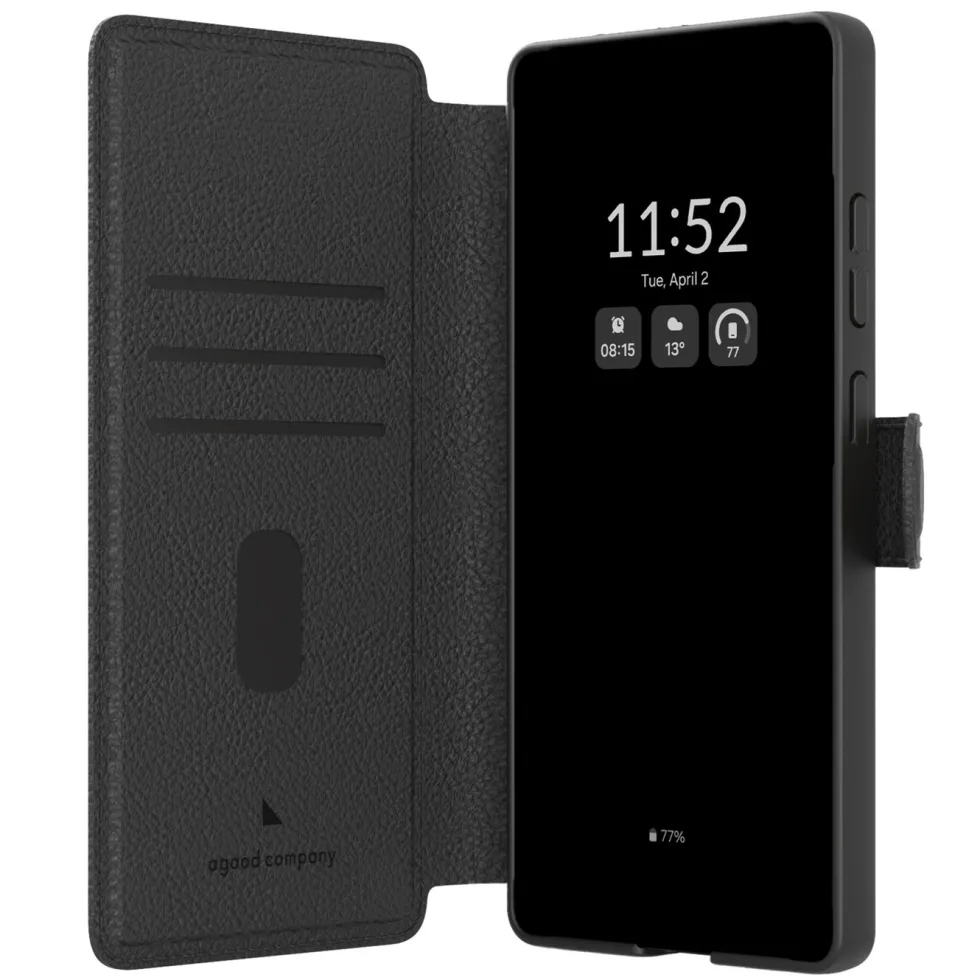 Agood company Lommebokdeksel Samsung S25 Ultra Svart