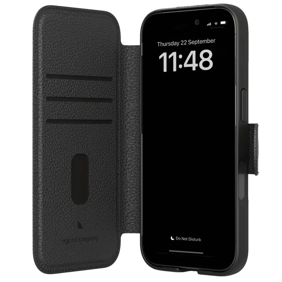 Agood company Mobiletui til iPhone 16 - Svart