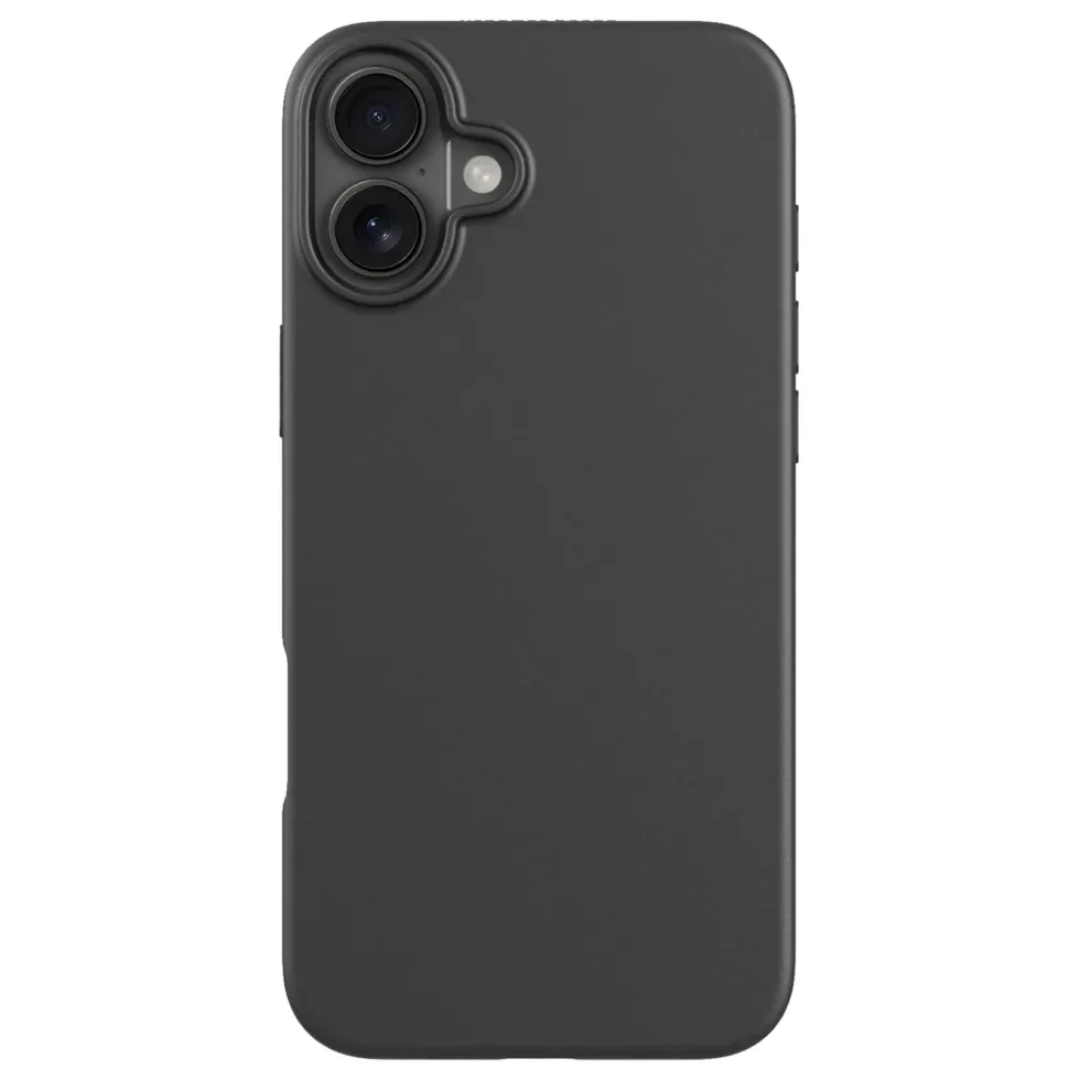 Agood company Plantebasert mobildeksel til iPhone 16 Plus - Svart