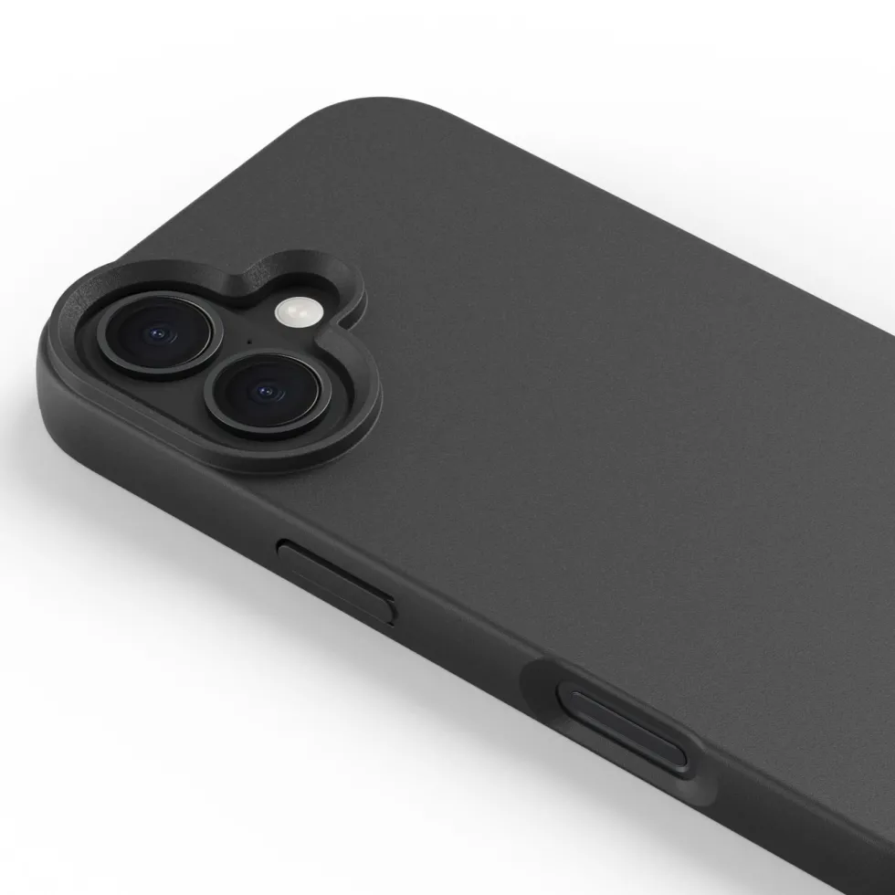 Agood company Plantebasert mobildeksel for iPhone 17 Svart