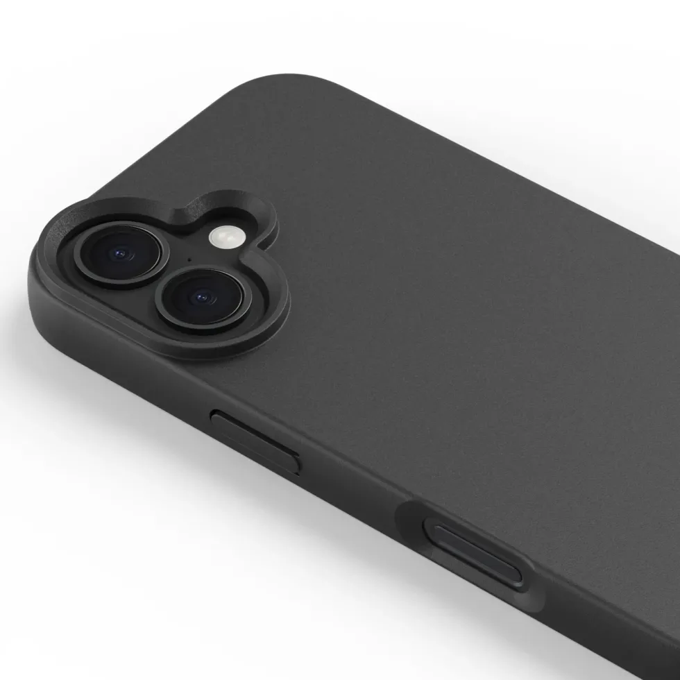 Agood company Plantebasert mobildeksel for iPhone 17 Svart