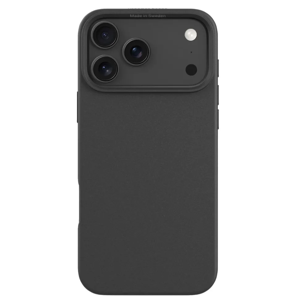 Agood company Plantebasert mobildeksel for iPhone 17 Pro Max Svart