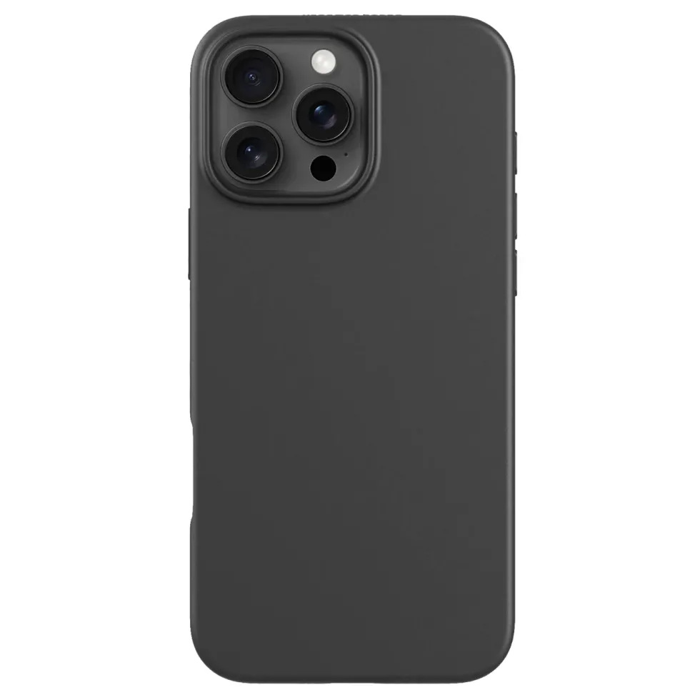 Agood company Plantebasert mobildeksel til iPhone 16 Pro Max - Svart