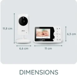 Alecto Videobabyvakt med 2,4-tommers fargeskjerm