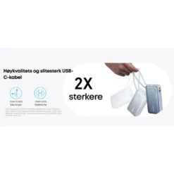 Anker Nano powerbank 30 W 10000 mAh Svart