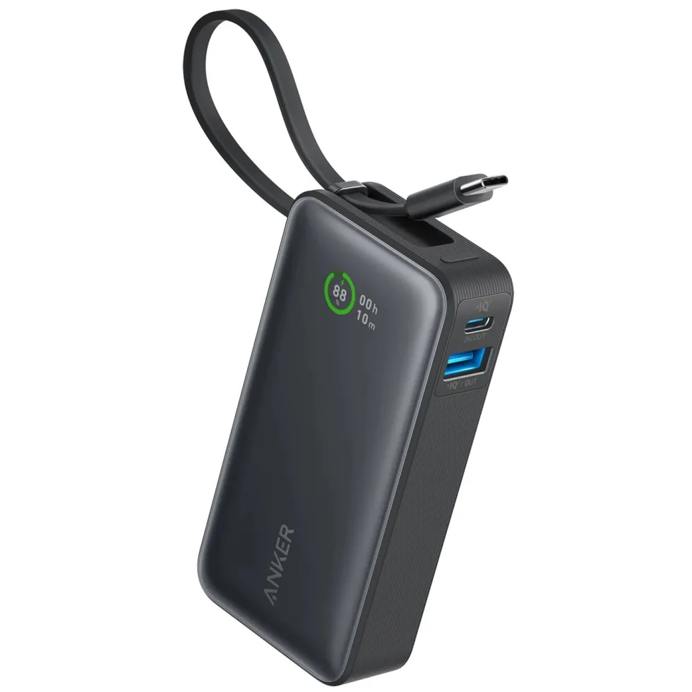 Anker Nano powerbank 30 W 10000 mAh Svart