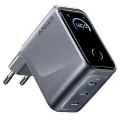 Anker Prime Charger 160 W – USB-C-lader med 3 porter og display