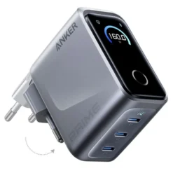 Anker Prime Charger 160 W – USB-C-lader med 3 porter og display
