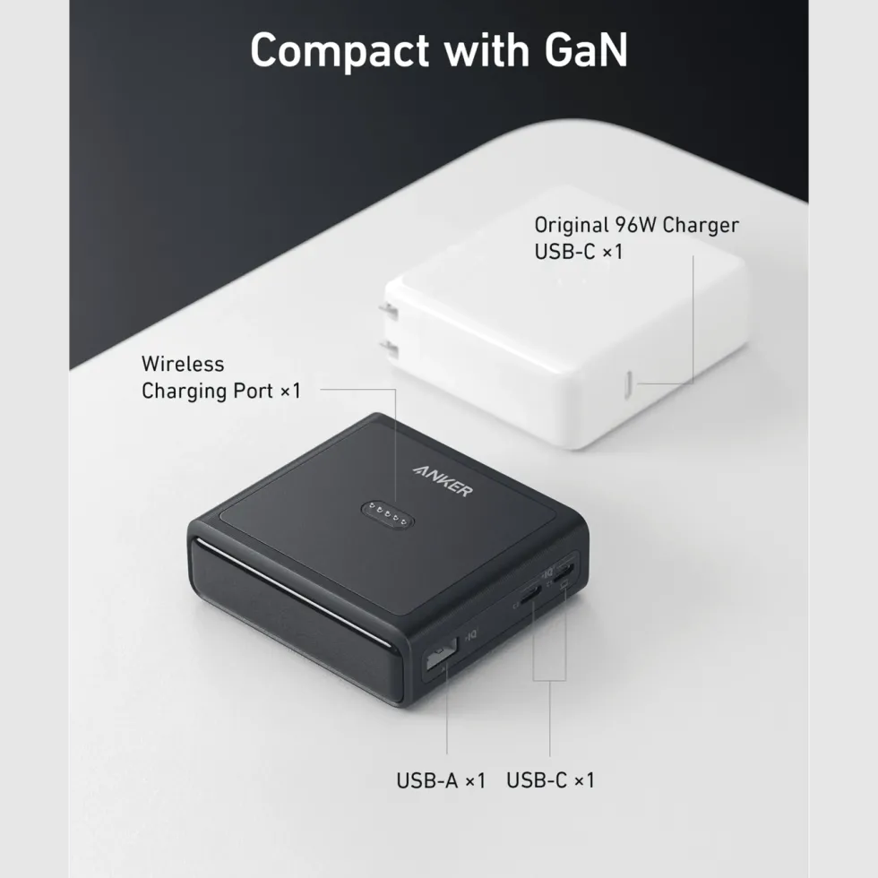 Anker 100W Ladestasjon for Anker Prime Powerbank