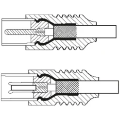 Antennekabel Hvit 5 m