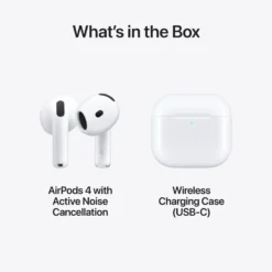 Apple AirPods 4 med aktiv støydemping