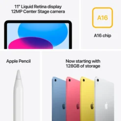Apple iPad (A16) 128 GB Wifi Gul