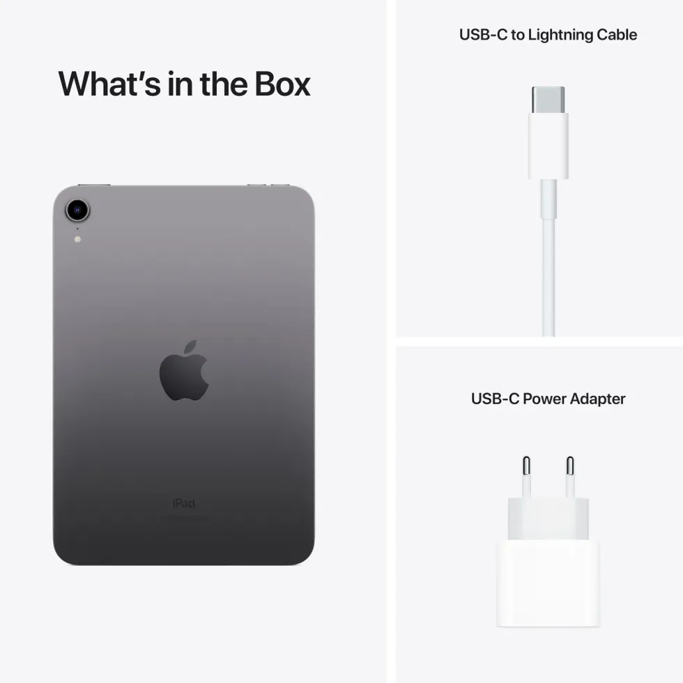 Apple iPad mini (6:e gen.) 64 GB Wifi Stellargrå