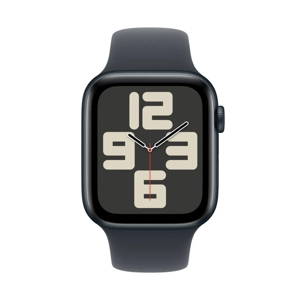 Apple Watch SE GPS 44 mm Midnight Case med Midnight Sport band M/L