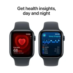 Apple Watch SE GPS 44 mm Midnight Case med Midnight Sport band M/L
