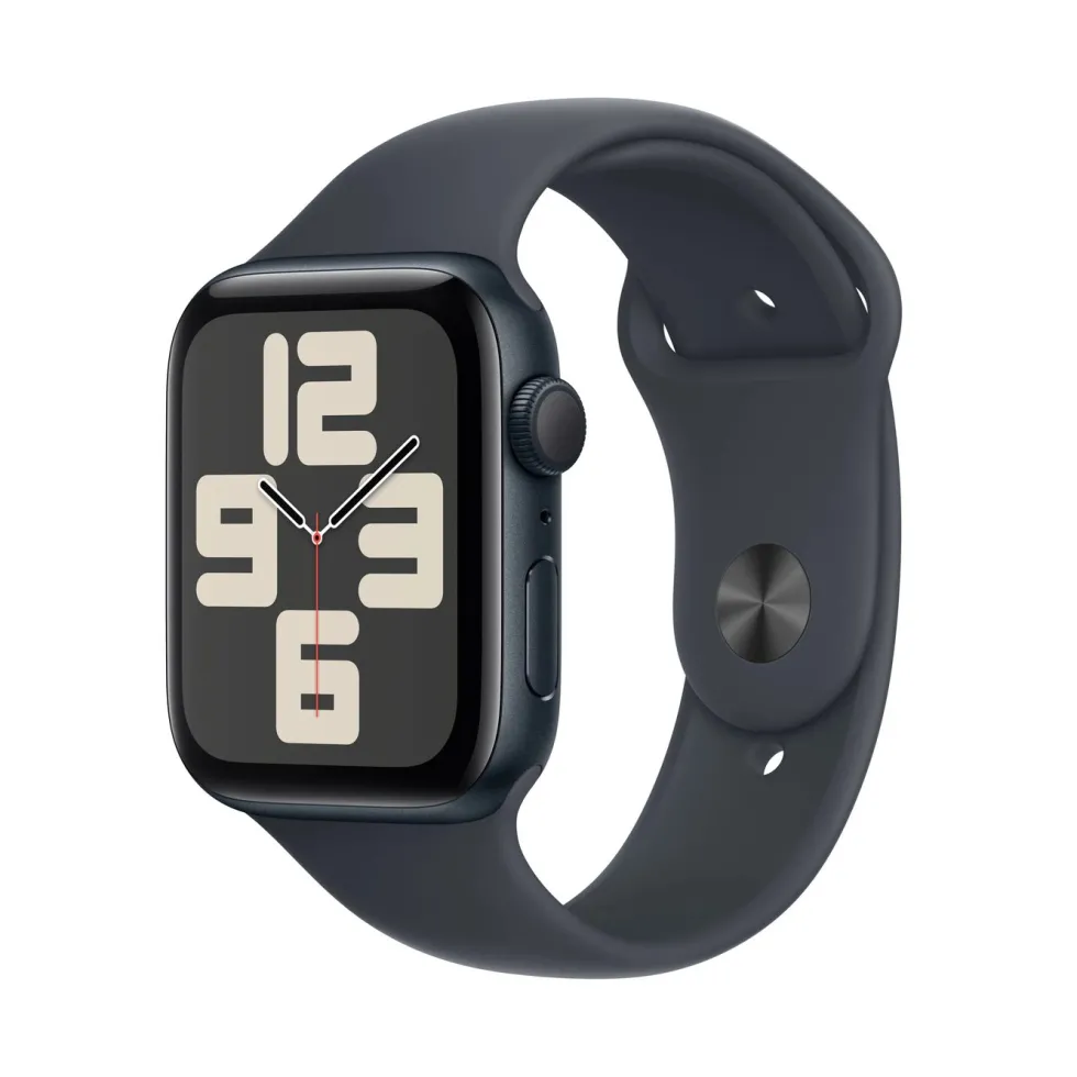 Apple Watch SE GPS 44 mm Midnight Case med Midnight Sport band M/L