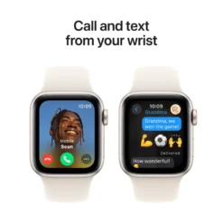 Apple Watch SE GPS 40 mm Starlight Case med Starlight Sport band M/L