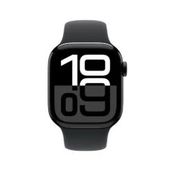 Apple Watch Series 10 GPS 42 mm Jet Black Case med Black Sport Band S/M