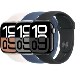 Apple Watch Series 10 GPS 42 mm Jet Black Case med Black Sport Band S/M