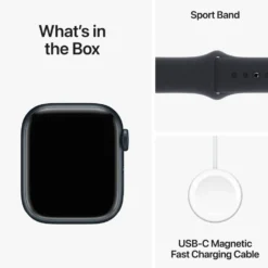 Apple Watch Series 9 GPS 41 mm Midnight S/M