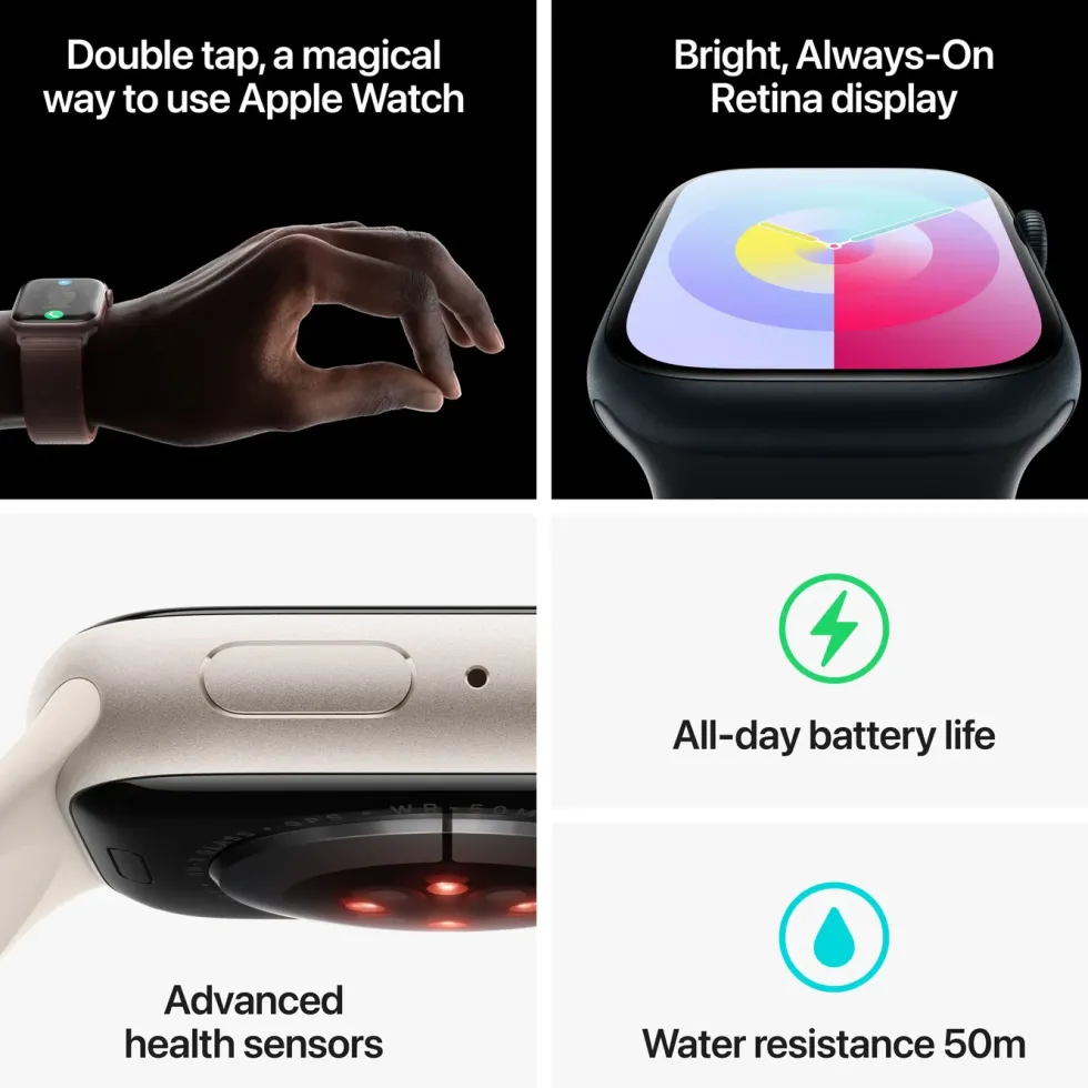 Apple Watch Series 9 GPS 45 mm Silver M/L