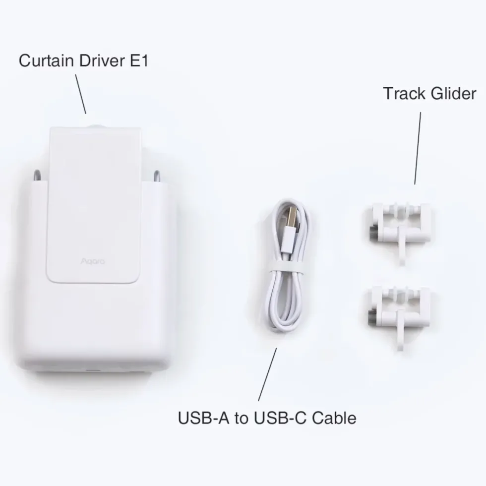 Aqara Curtain Driver E1 Gardinkontroll for U- og I-skinner