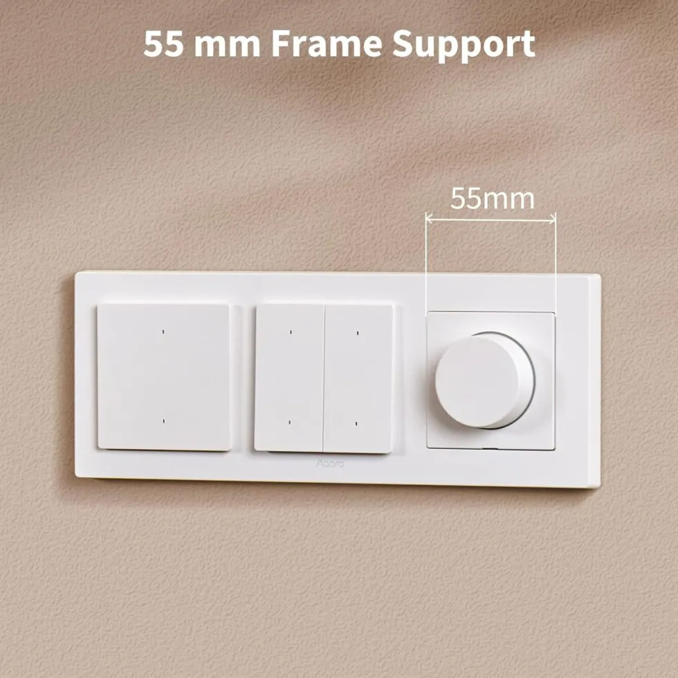 Aqara Dimmer Switch H2 EU – smart dimmer med dreieknapp Grå