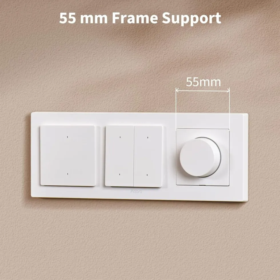 Aqara Dimmer Switch H2 EU – smart dimmer med dreieknapp Grå
