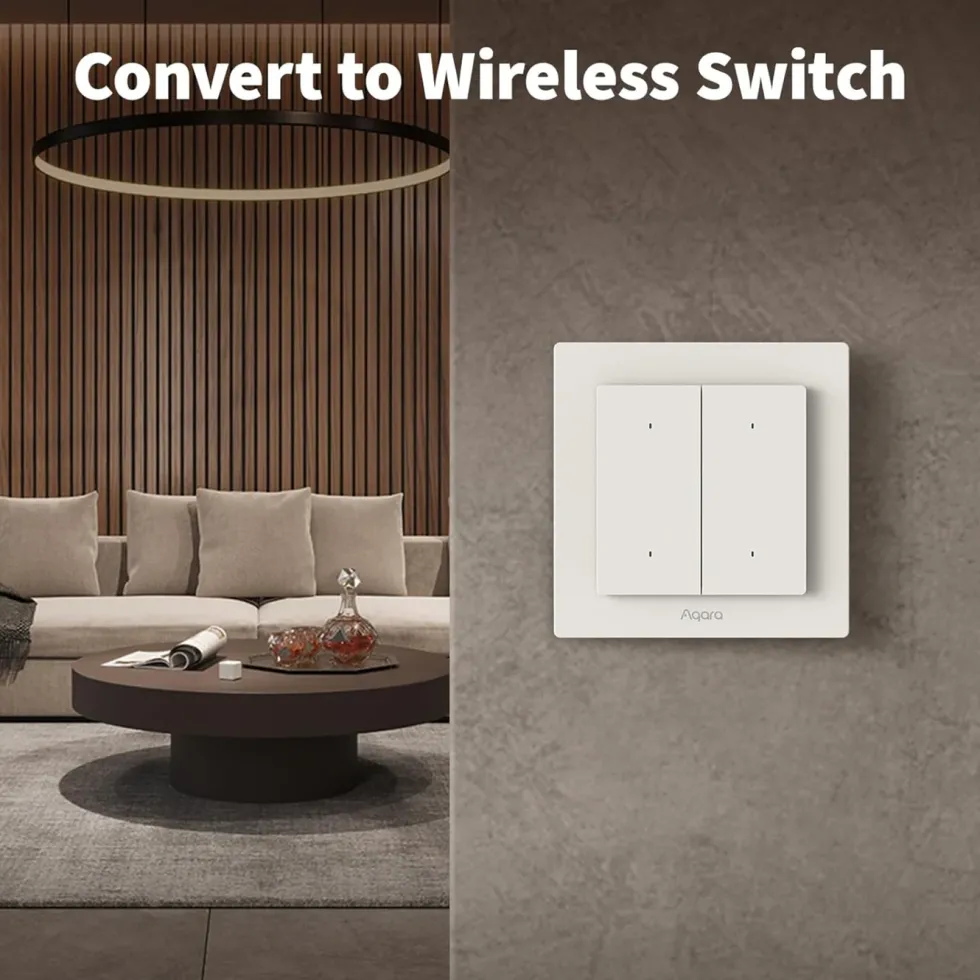 Aqara Light Light Switch H2 EU – smart lysbryter med 1 kanal - Hvit