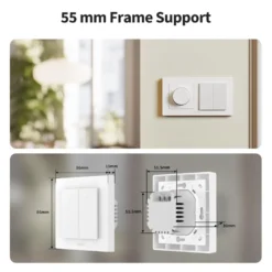 Aqara Shutter Switch H2 EU for rullegardiner og persienner
