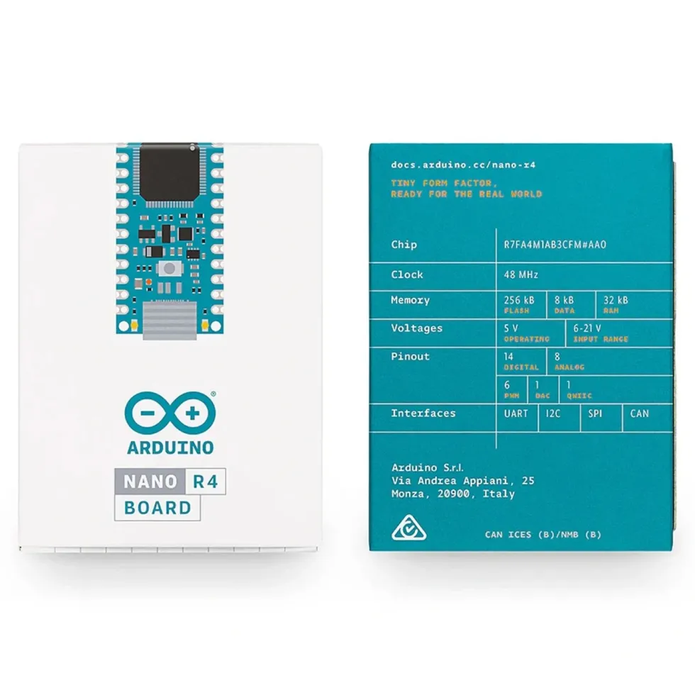 Arduino Nano R4 utviklingskort Uten pinnelister