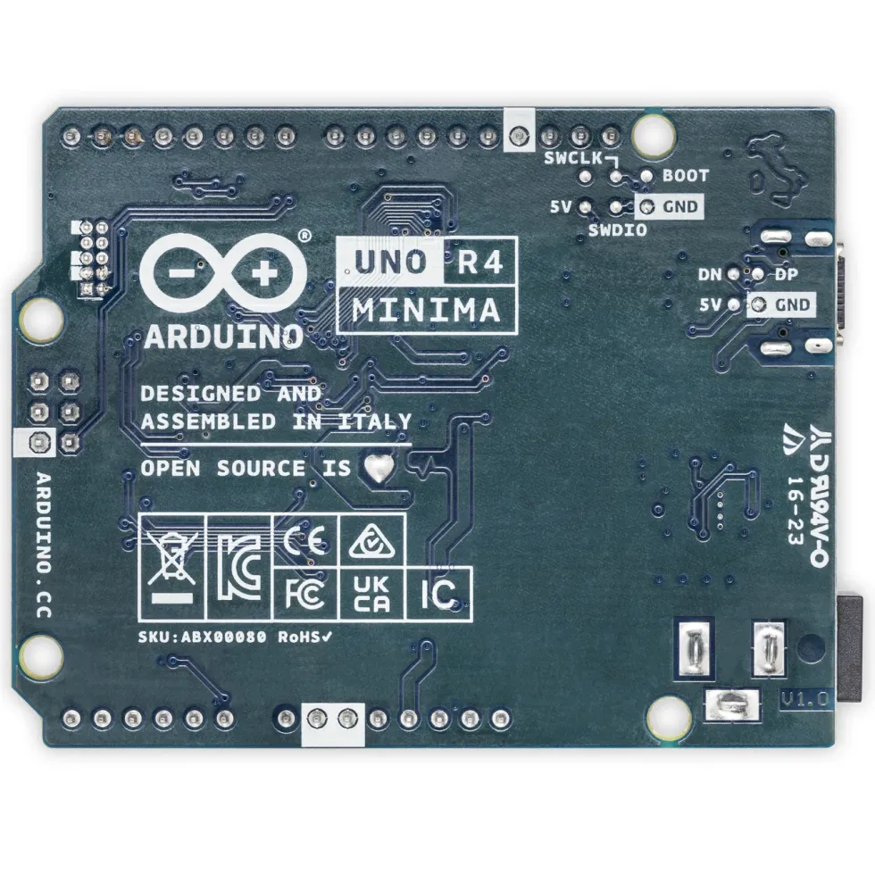 Arduino Uno Rev4 Minima Utviklingskort