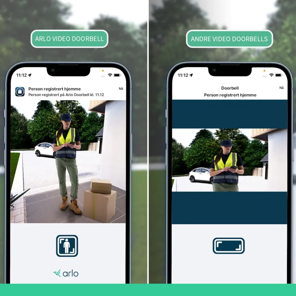 Arlo Essential doorbell 2 2K Trådløs dørklokke