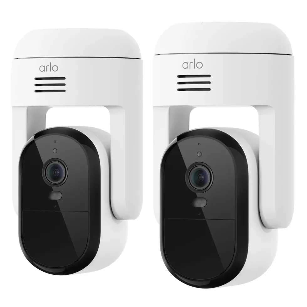 Arlo Essential 3 HD PTZ – Nettdrevet overvåkingskamera 2-pk.