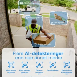 Arlo Essential 3 HD PTZ – Nettdrevet overvåkingskamera 2-pk.
