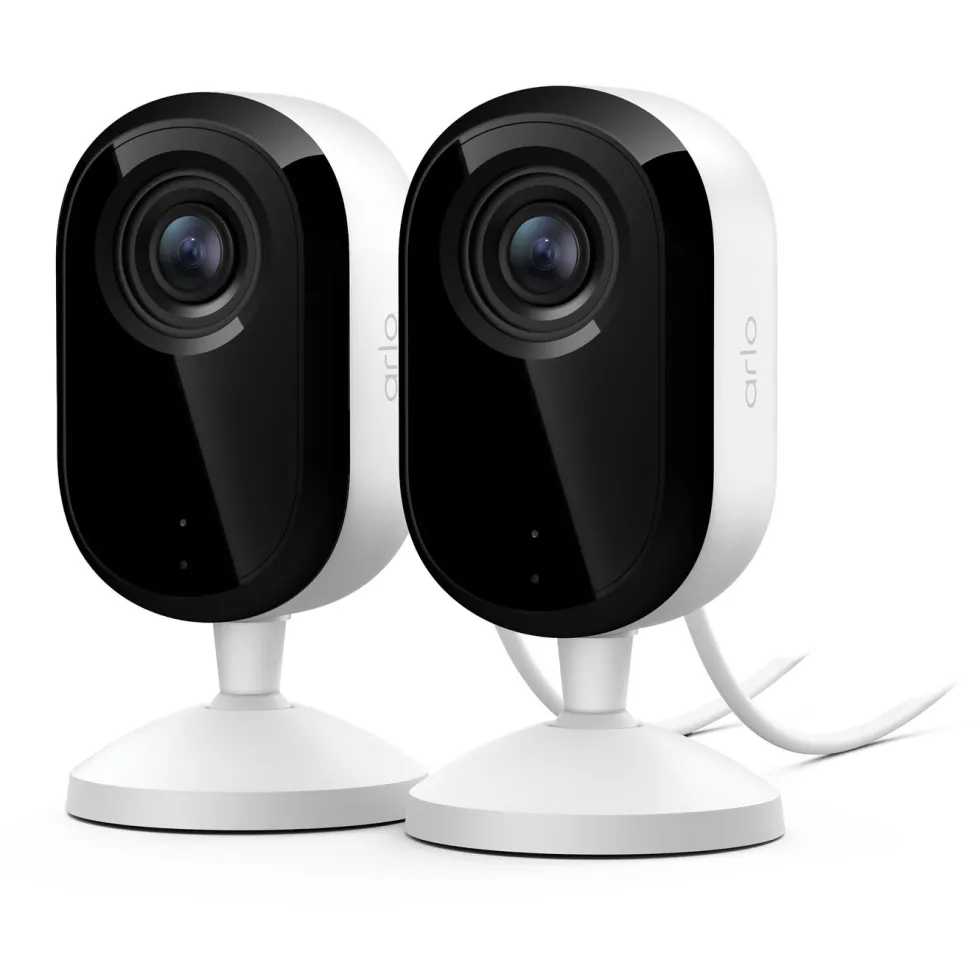 Arlo Essential 3 HD PTZ – Overvåkingskamera innendørs 2-pk.