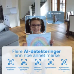 Arlo Essential 3 HD PTZ – Overvåkingskamera innendørs 2-pk.