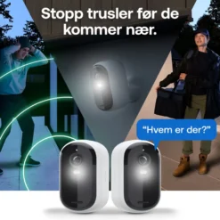 Arlo Essential 3 HD – Trådløst overvåkingskamera 2-pk.